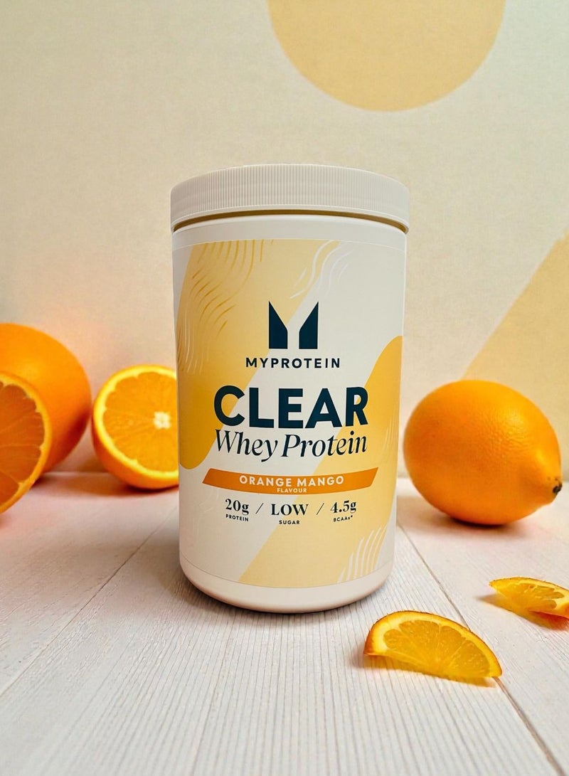 ماي بروتين بروتين مصل اللبن الصافي المعزول  نكهة البرتقال والمانجو 522 جرام 20 حصة - Image 2